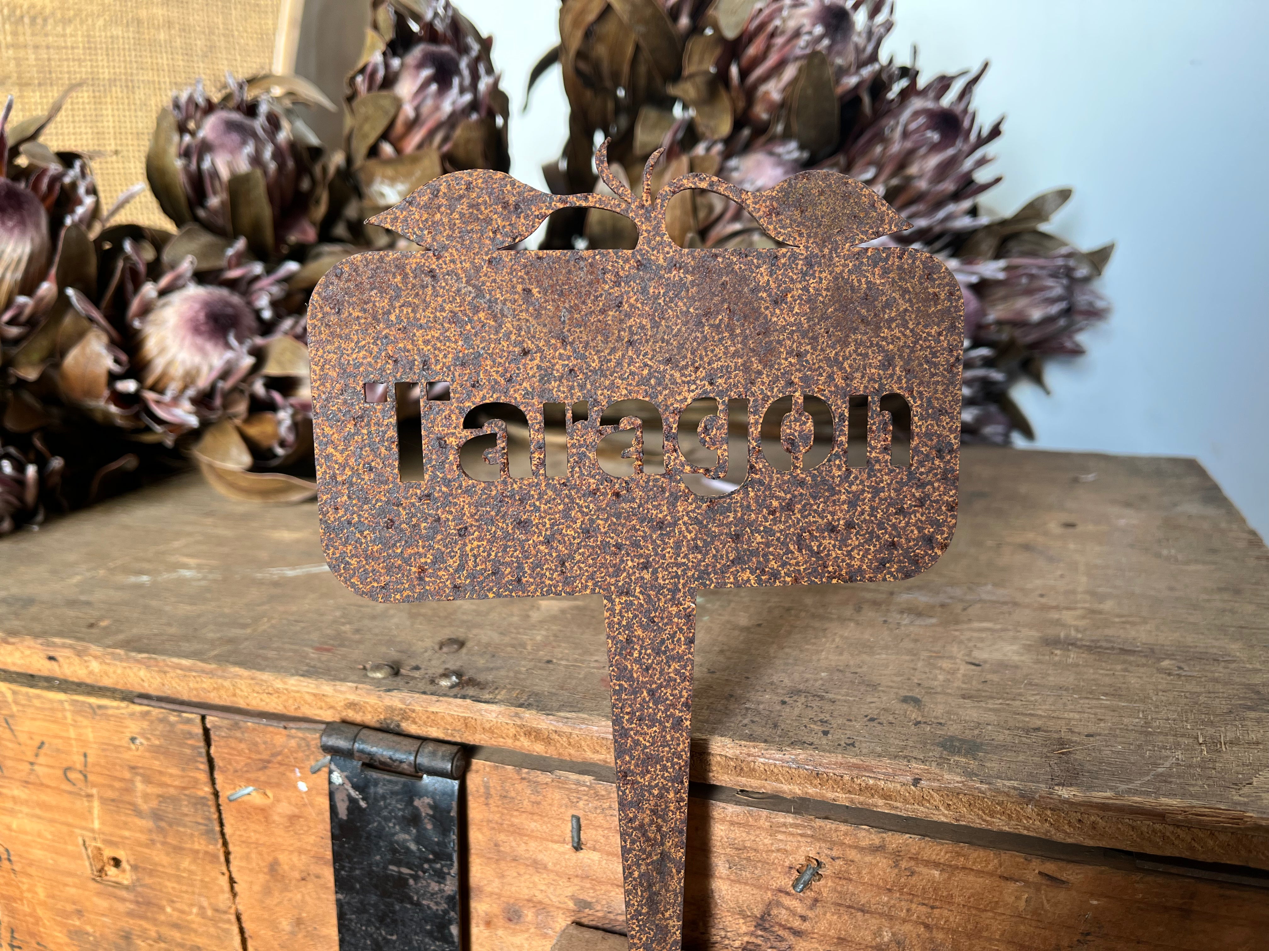 Rusty TARAGON Garden stake