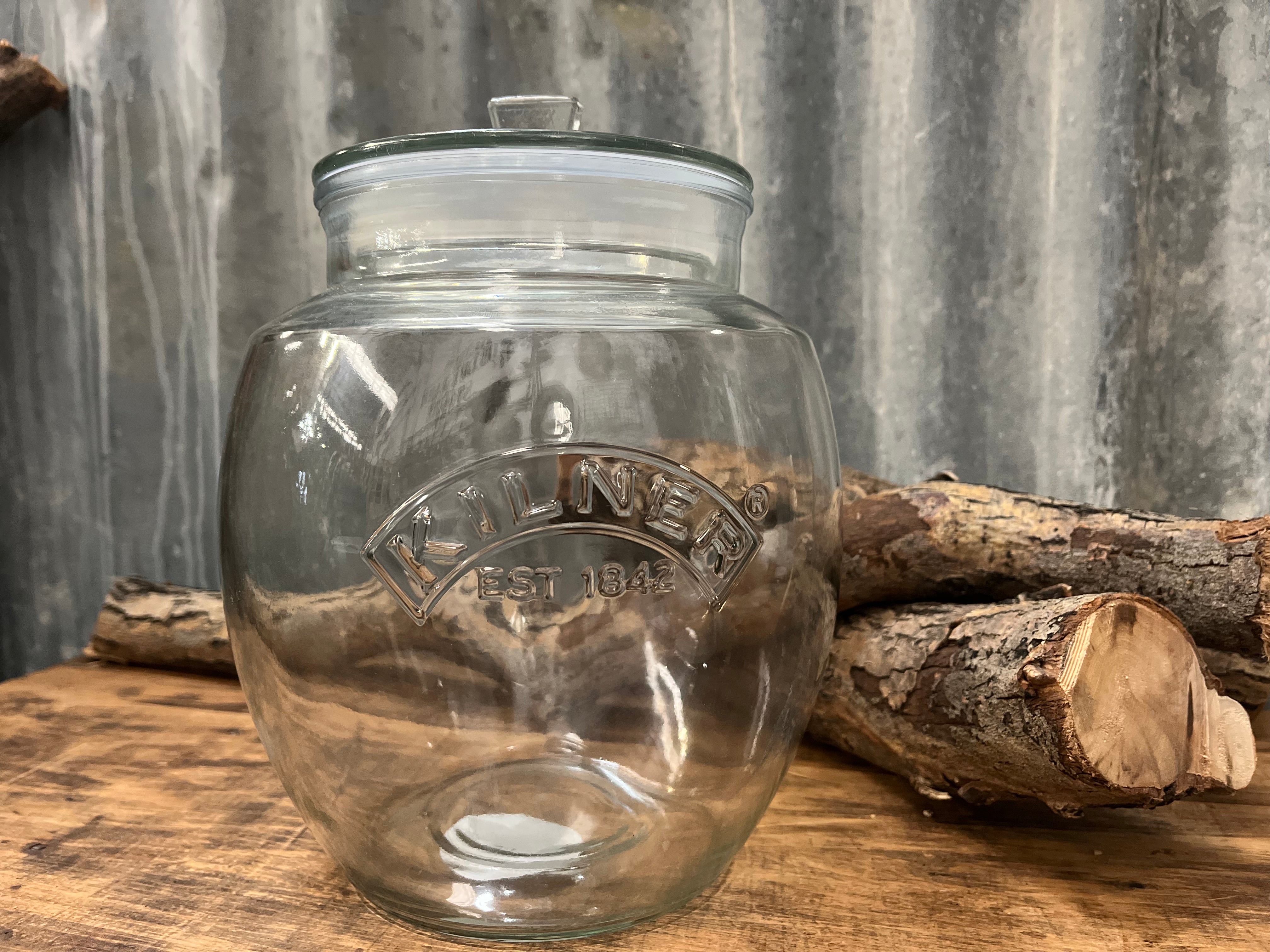 KILNER Glass storage jar 4L