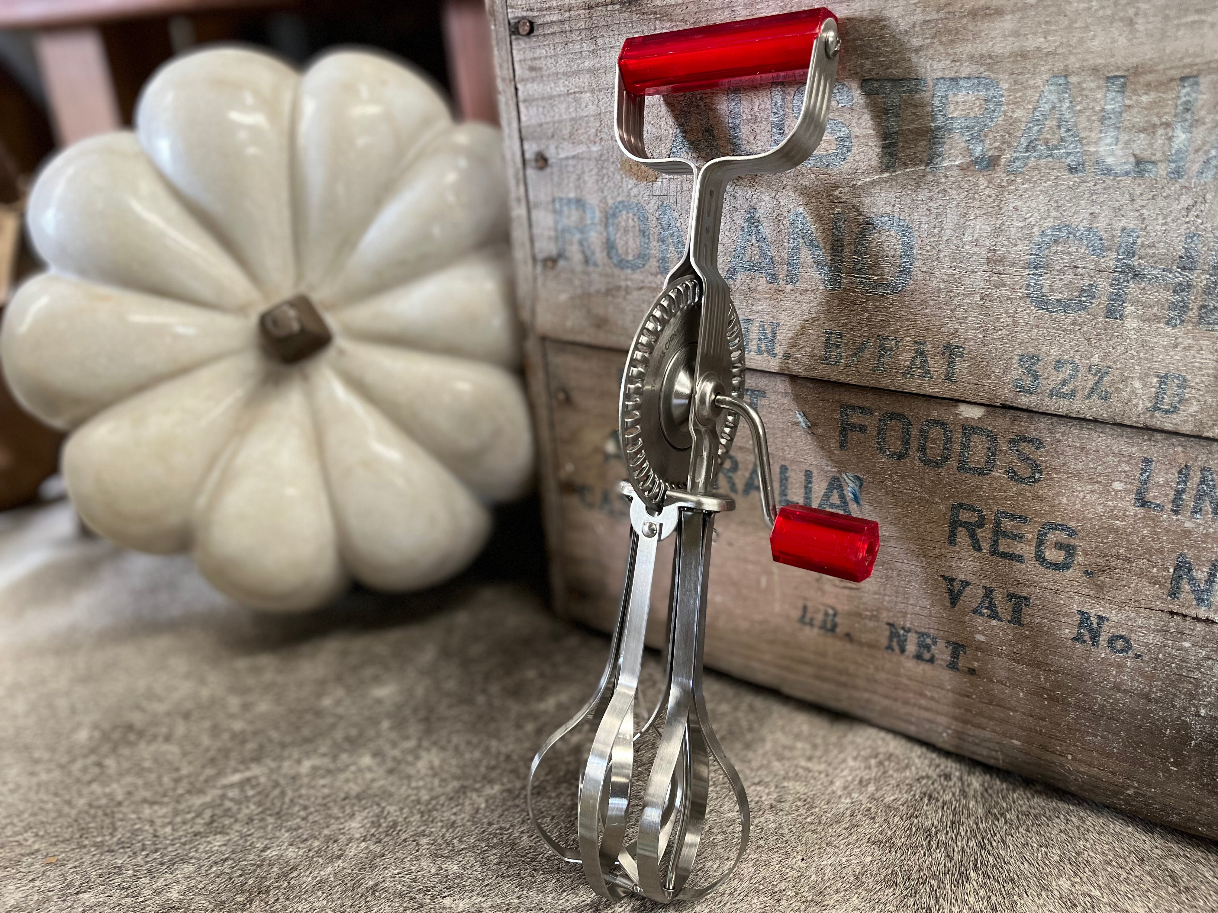 Antique Style EGG Beaters RED Free Postage