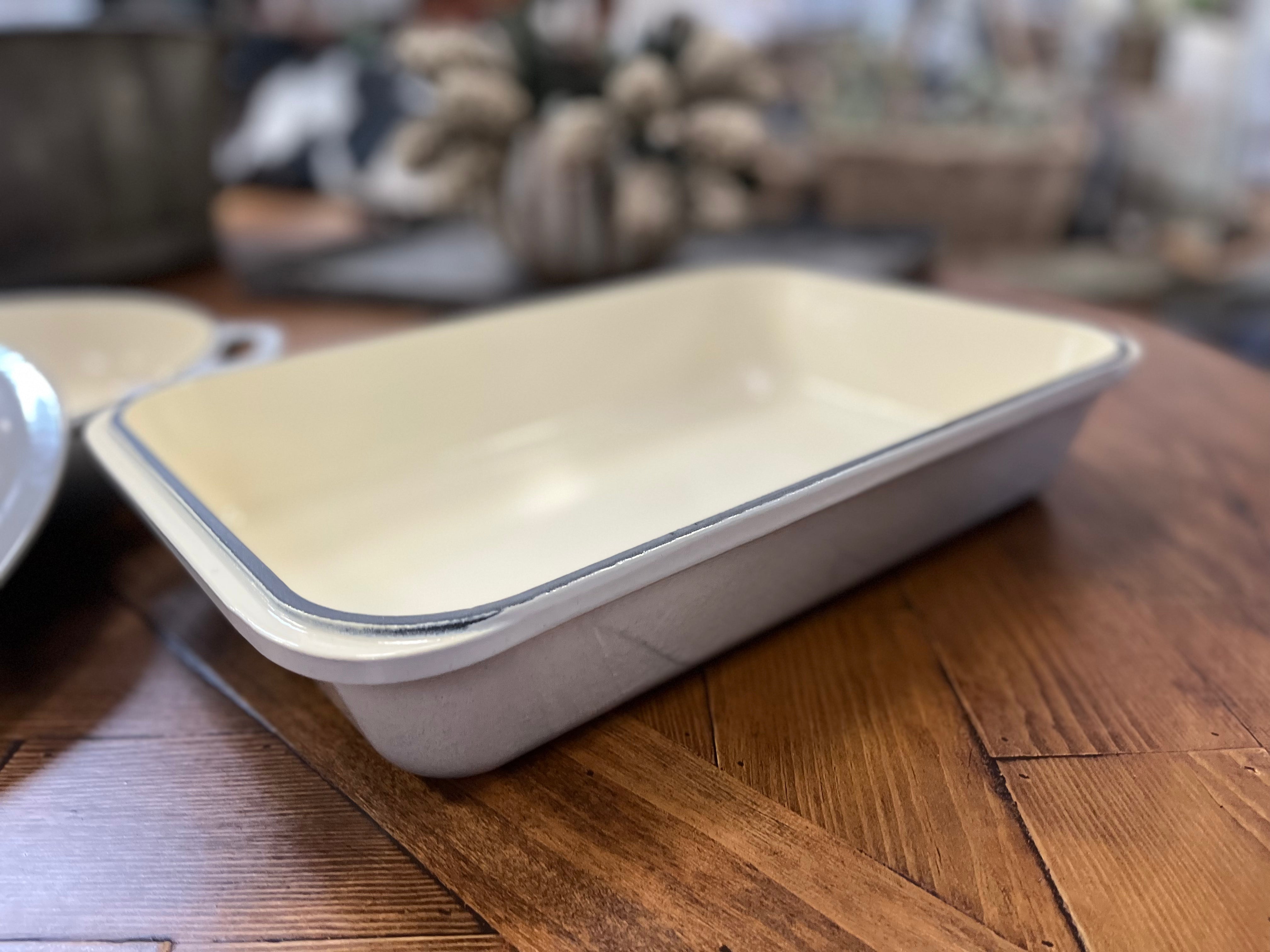 CAST Iron Chasseur Roasting Pan Grey
