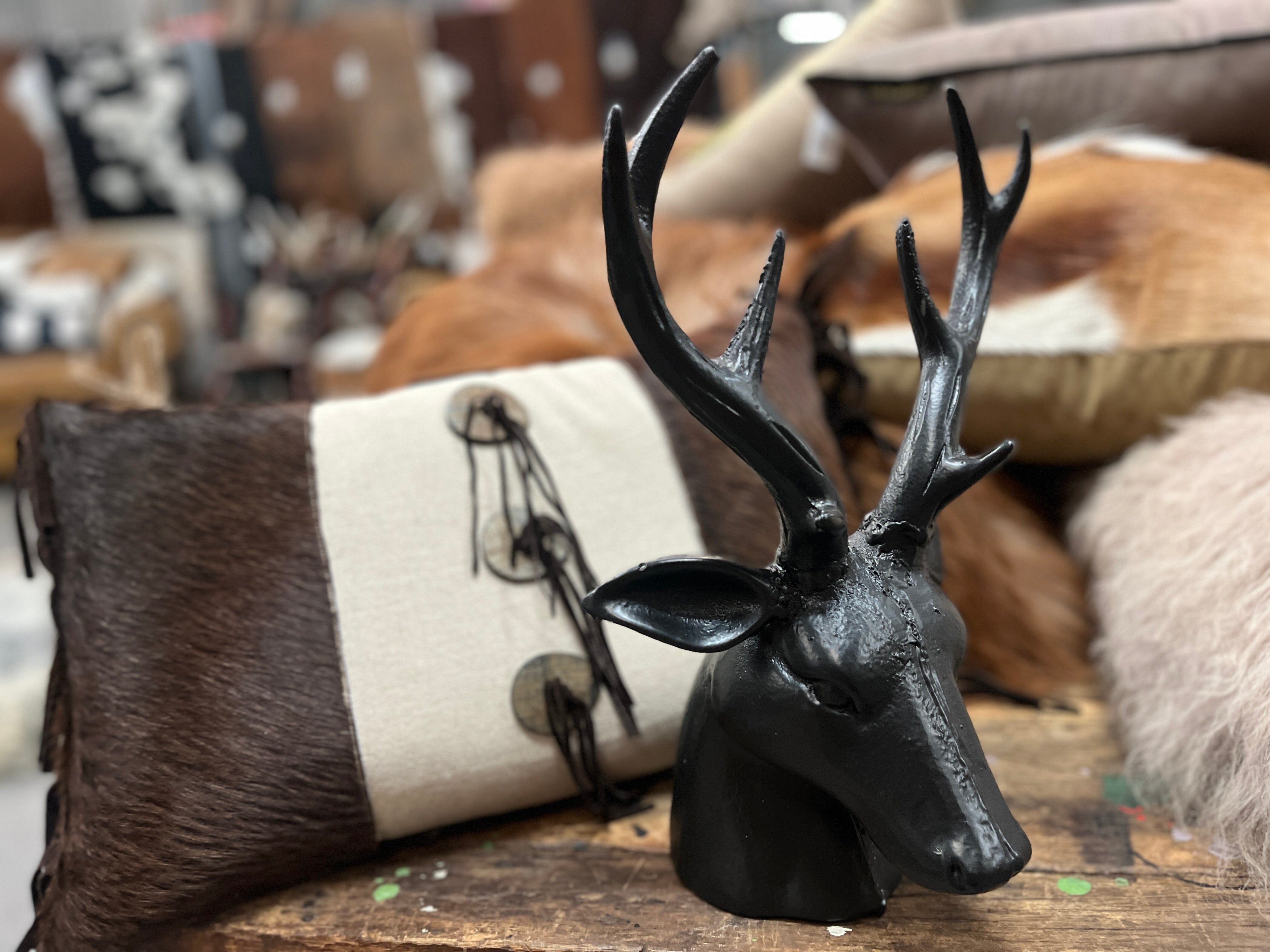 Cast Iron Deer Head