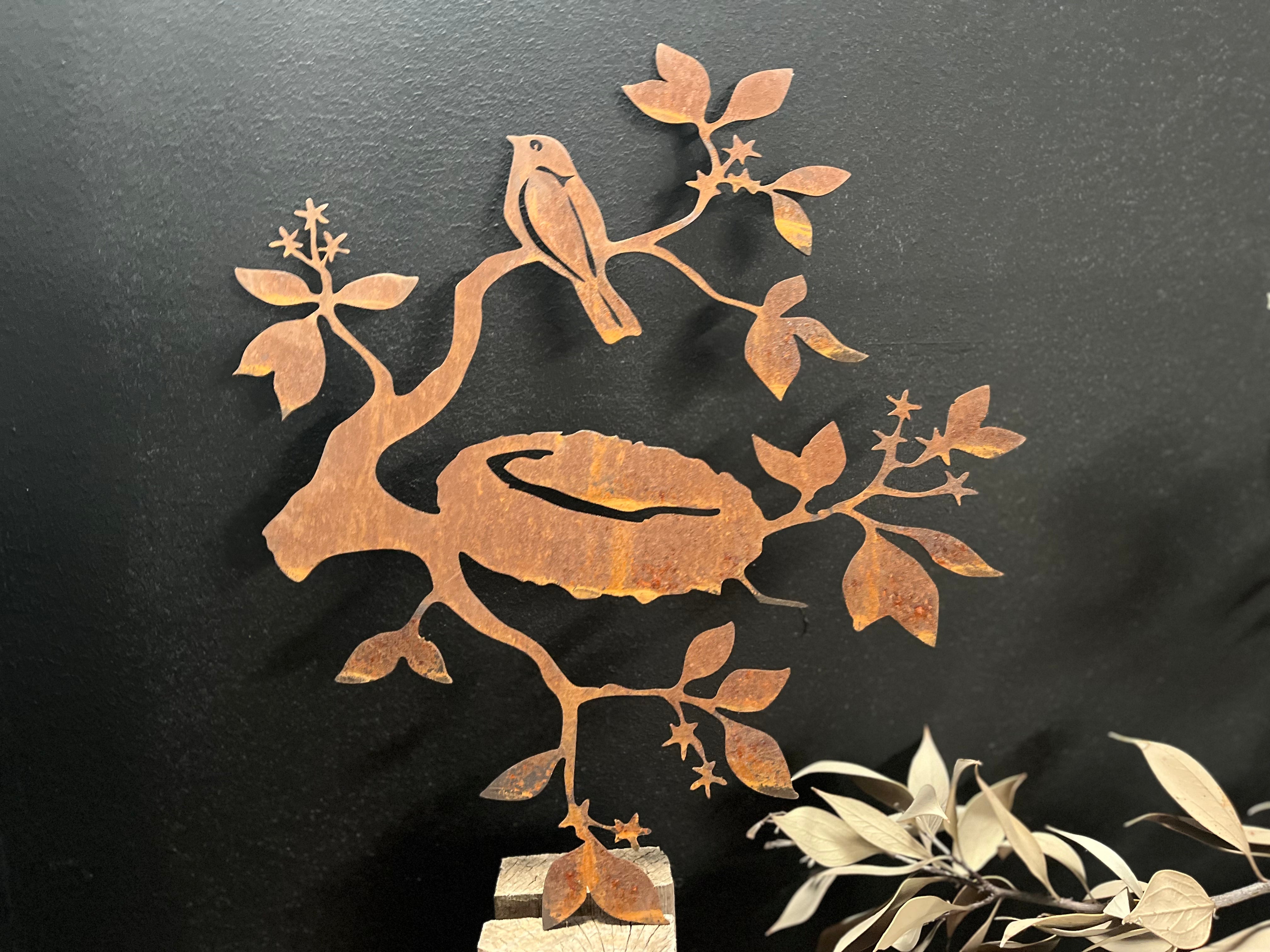 RUSTY Bird NEST Art
