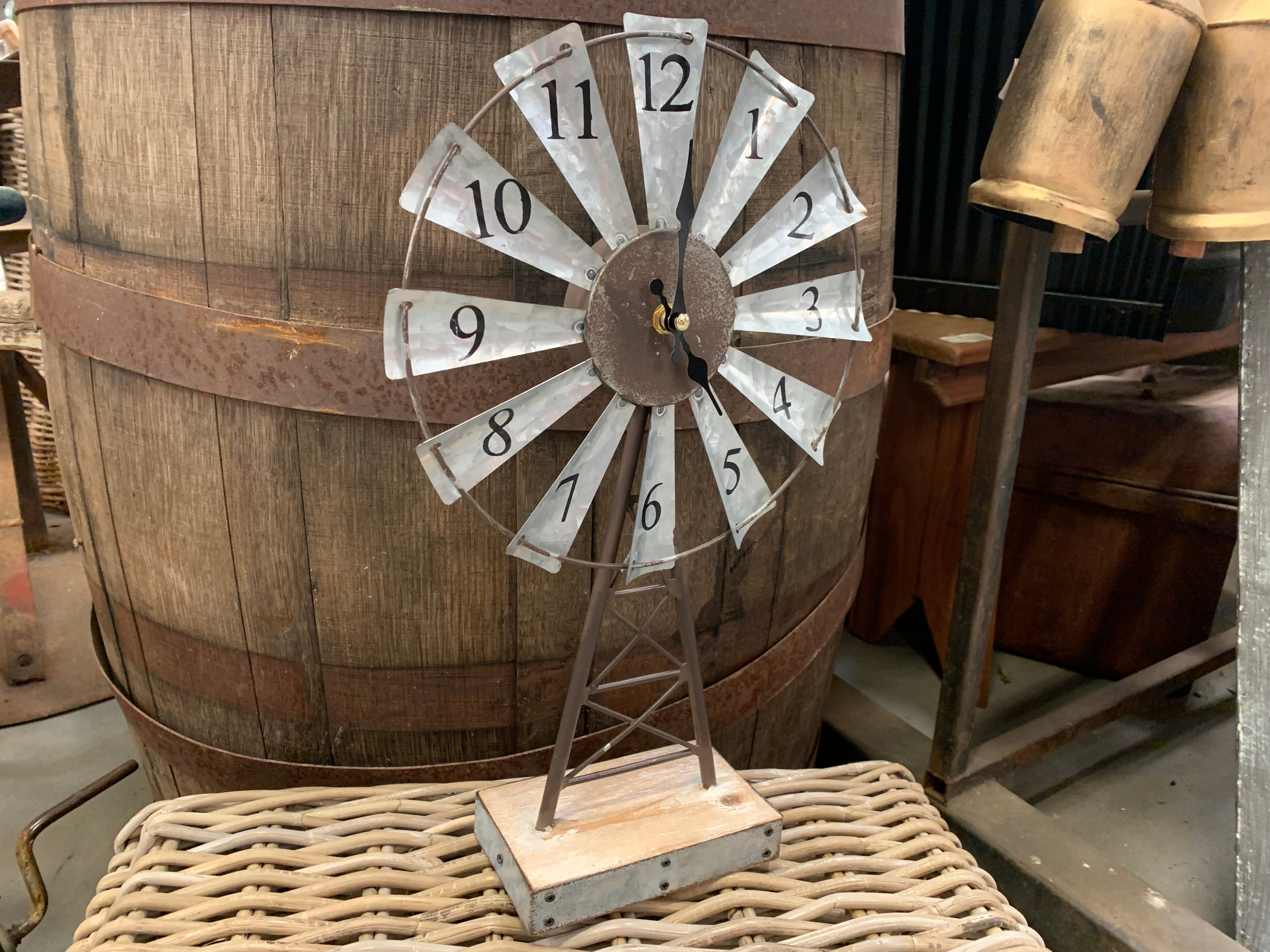 Standing Windmill Clock