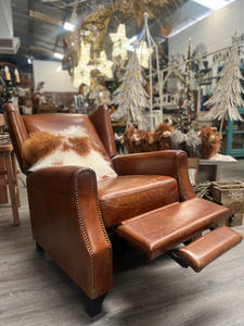 GRAMMAR Aged LEATHER Recliner