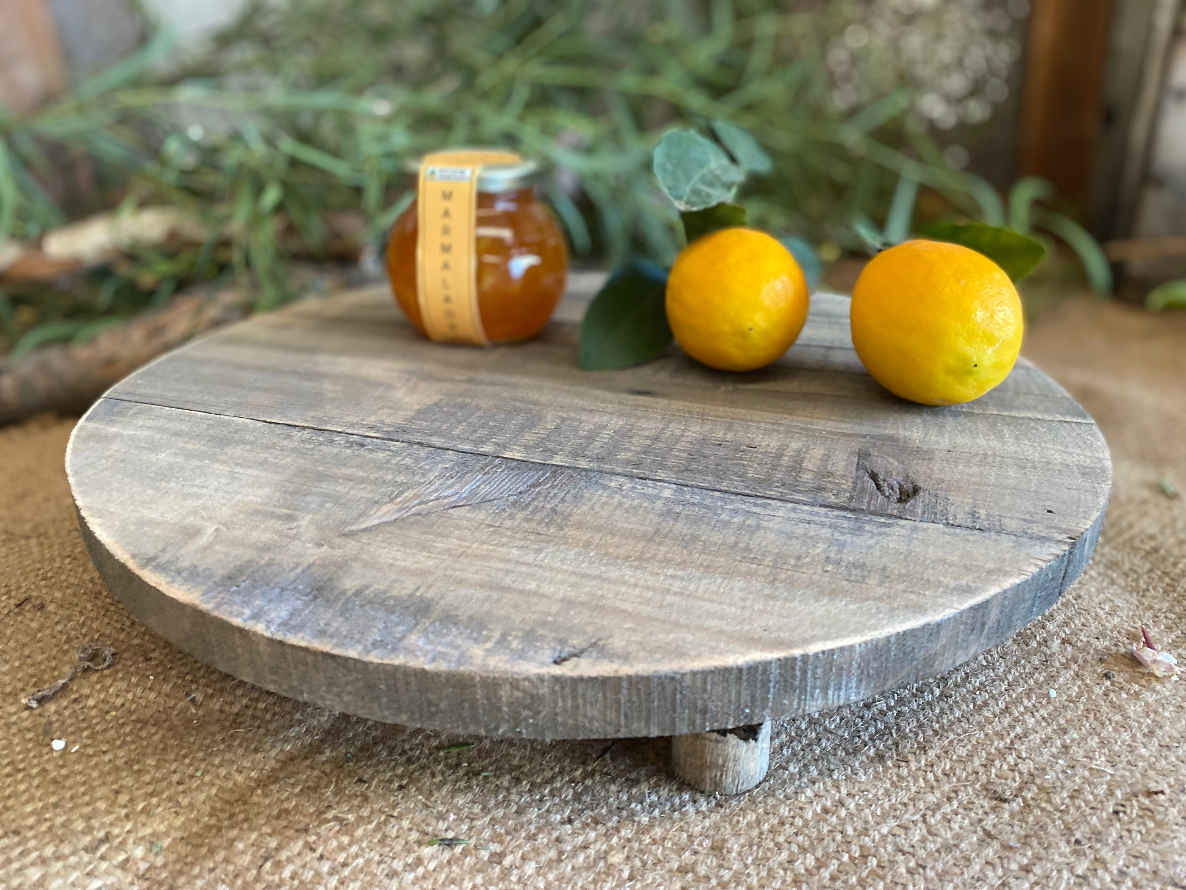 ROUND Timber Board with Legs FREE Postage