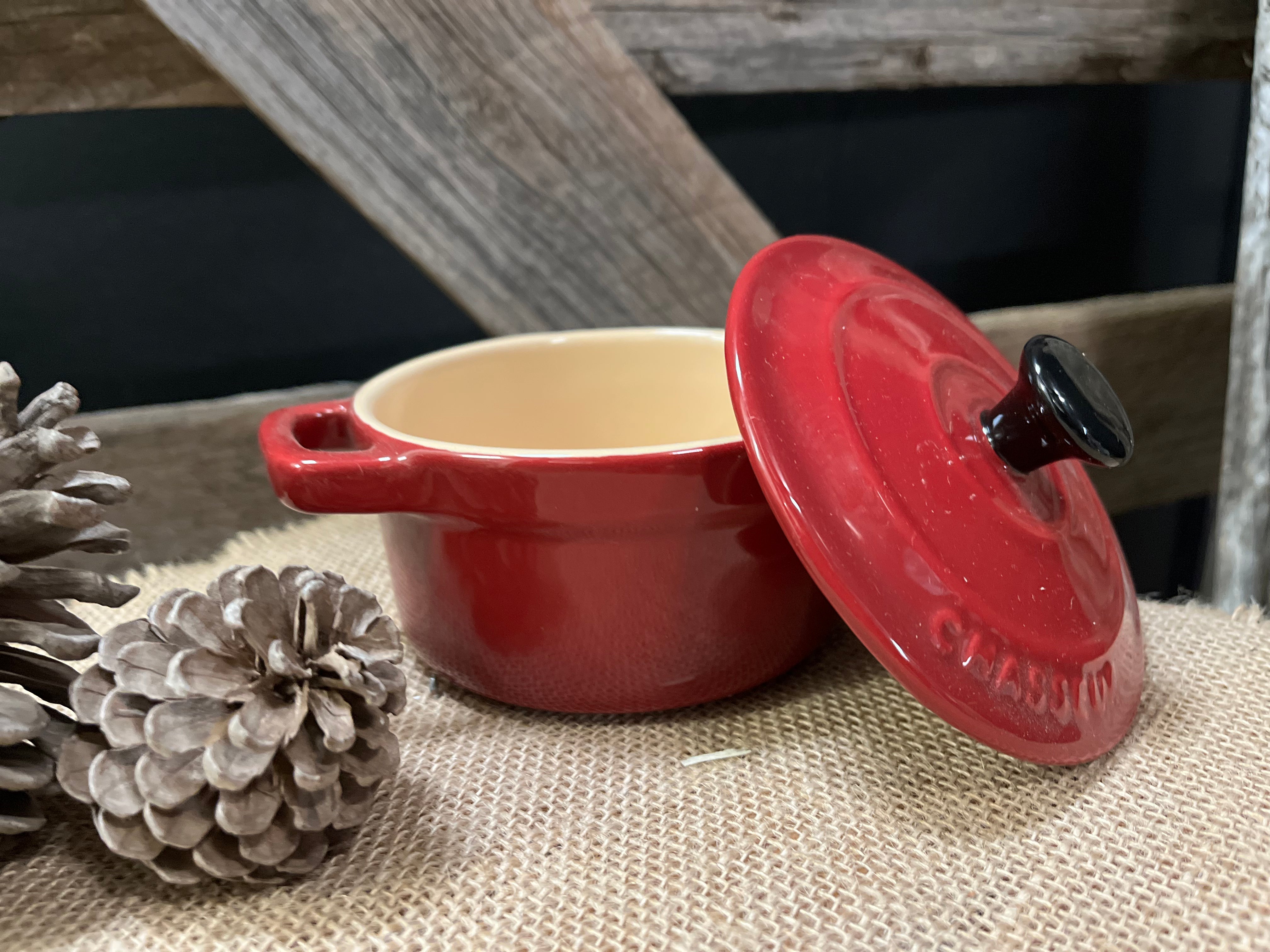 Chasseur Mini Cooking Pot Red – The OLDE Farm Store