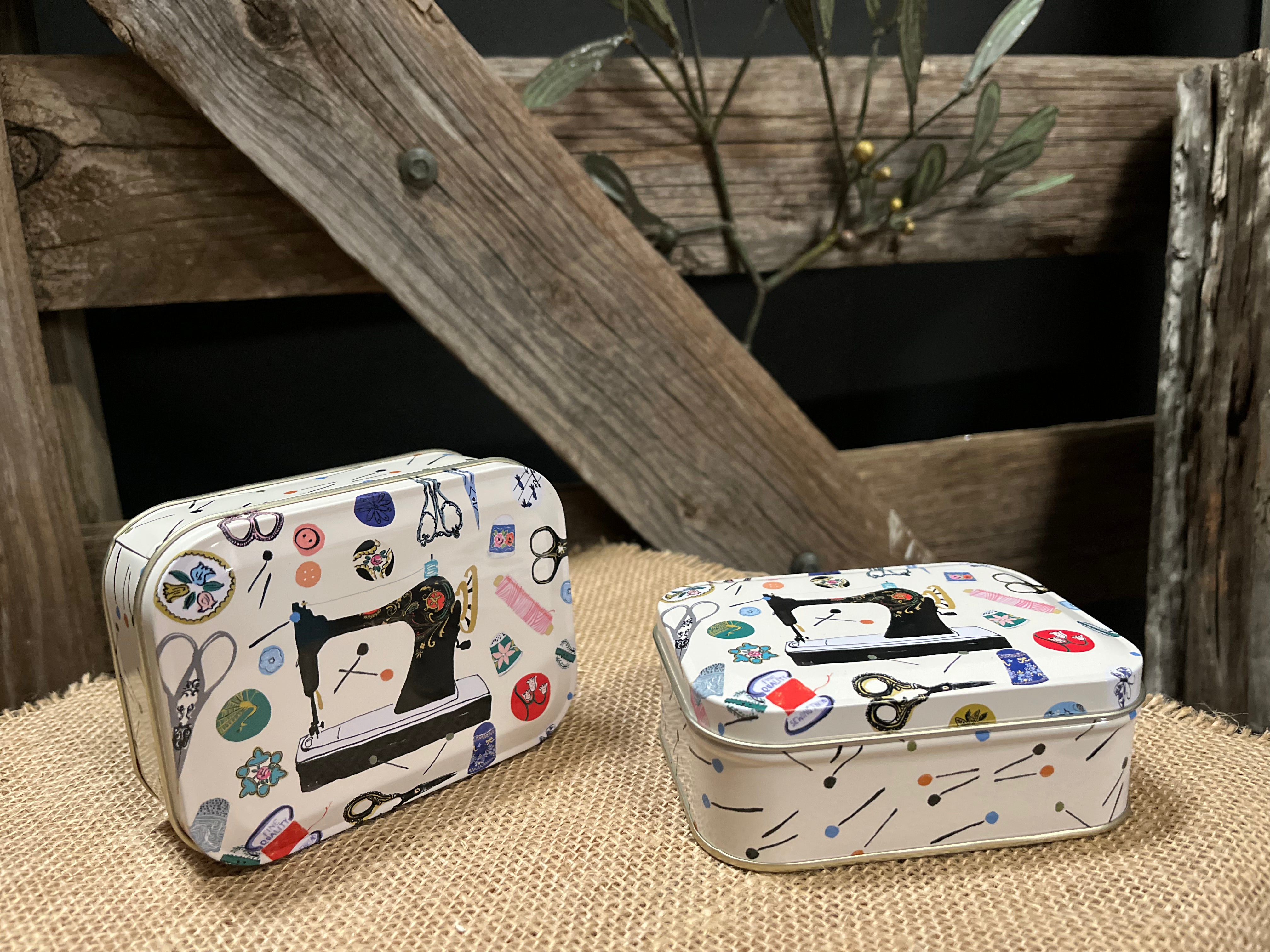 SEWING Box Keepsake Tin