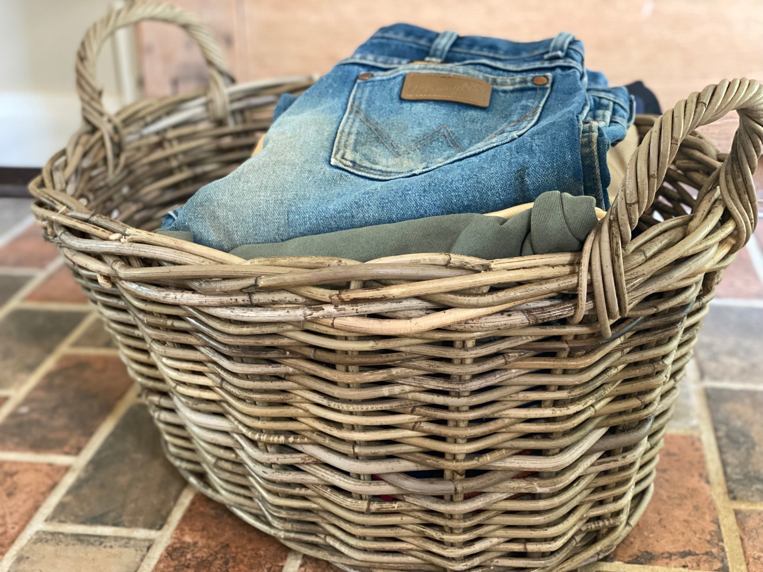 OVAL Country Laundry Basket BACK IN STOCK
