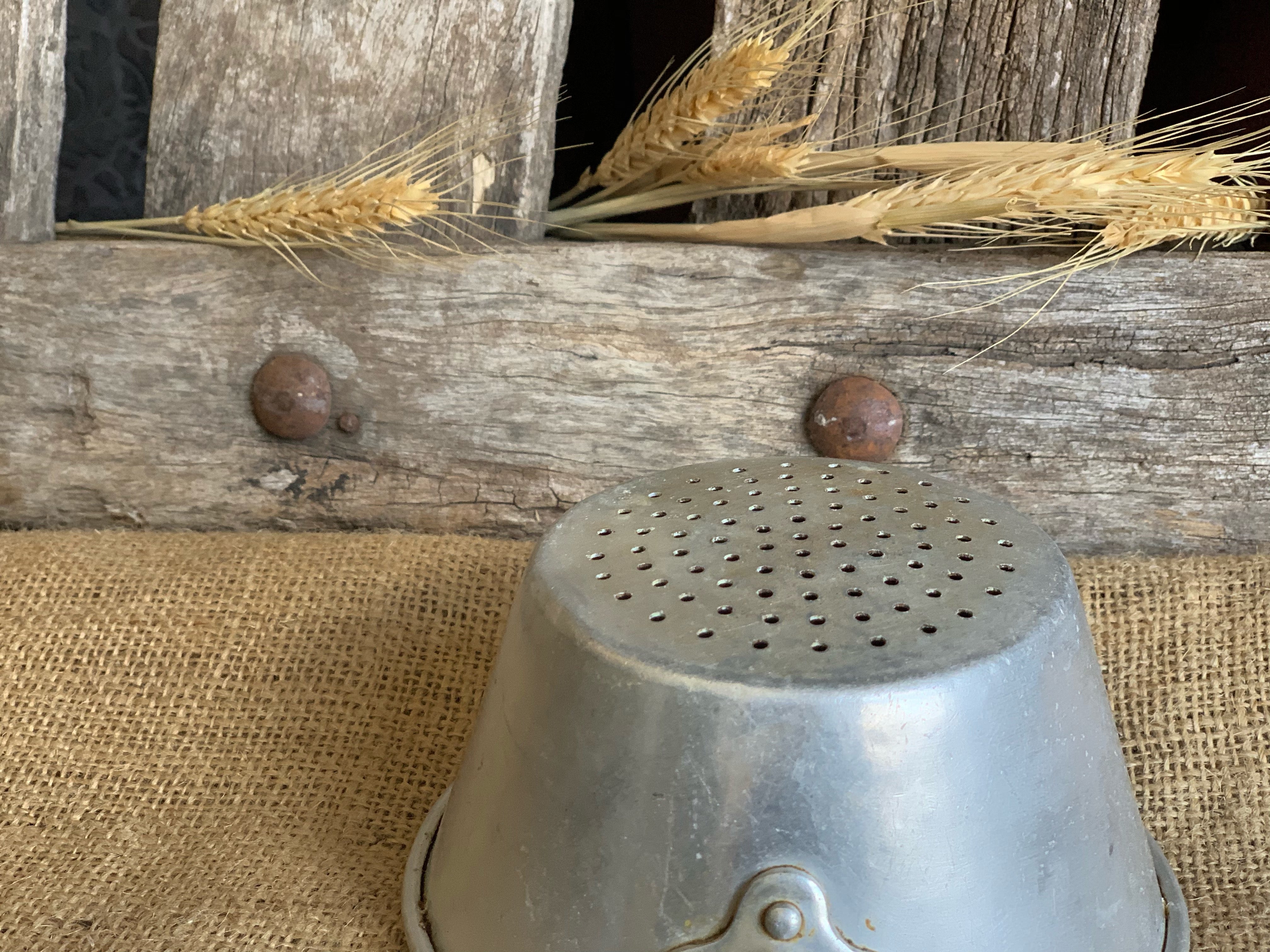 Vintage Aluminium Food Strainer