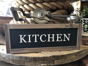 Handcrafted Kitchen Sign