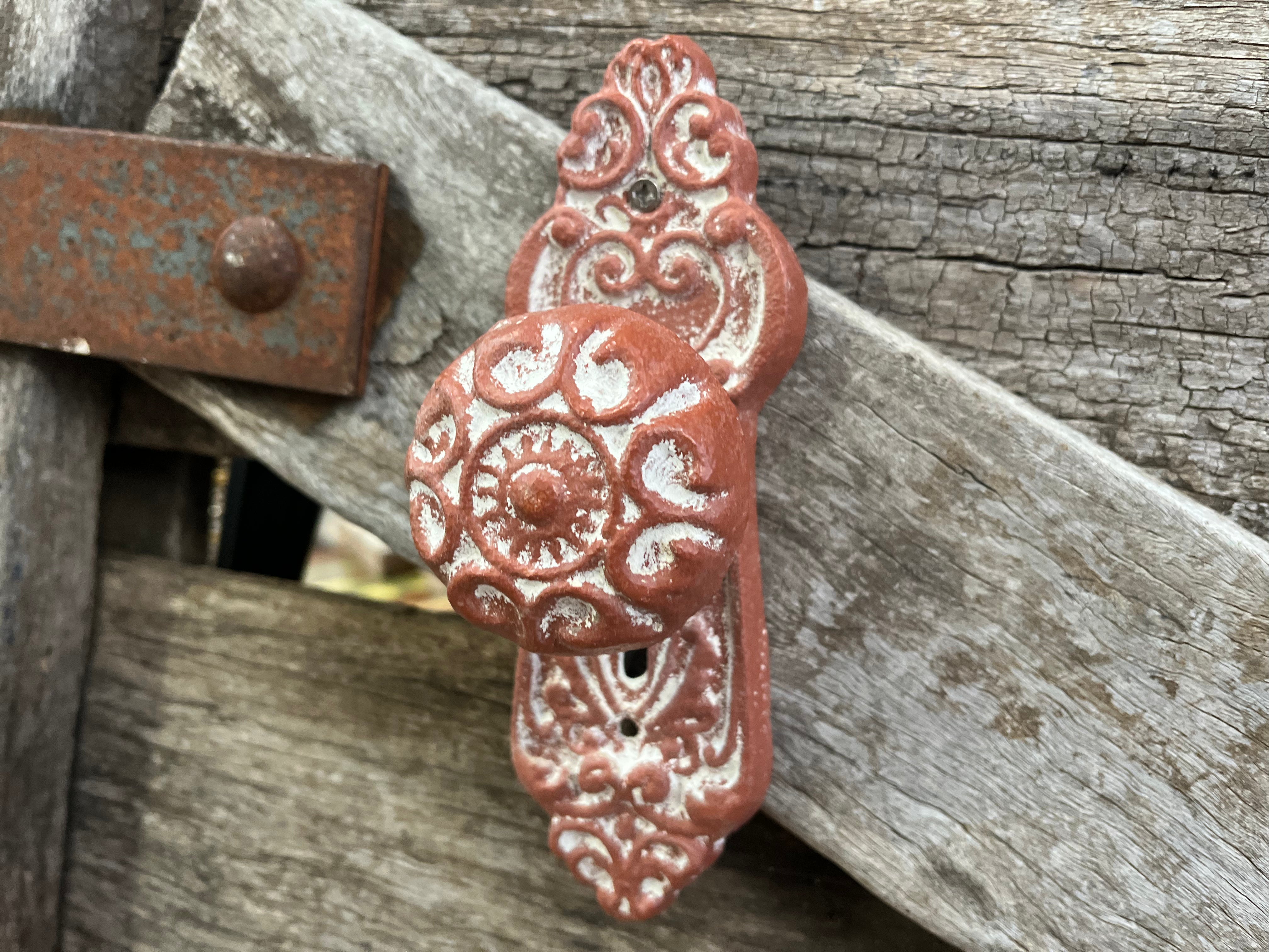Denver Door Knob RUST Brown