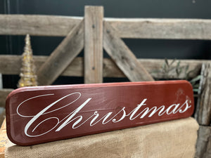 Handmade CHRISTMAS Sign