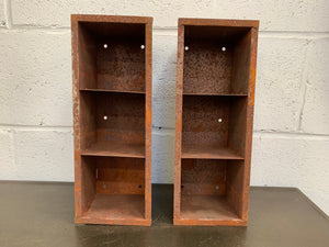 Rusty Wall Planters