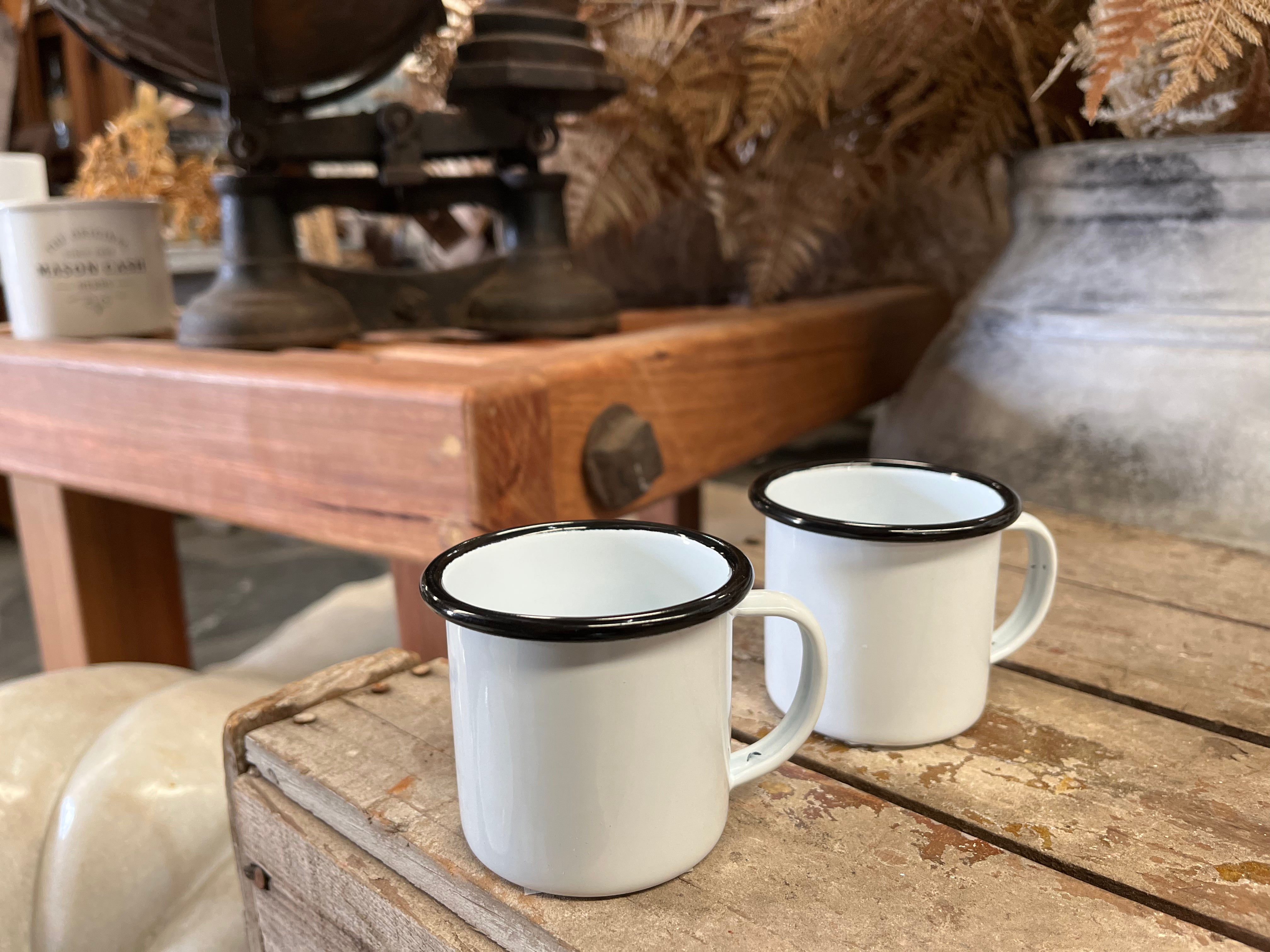 Enamel ESPRESSO MUG 125ml set of 2