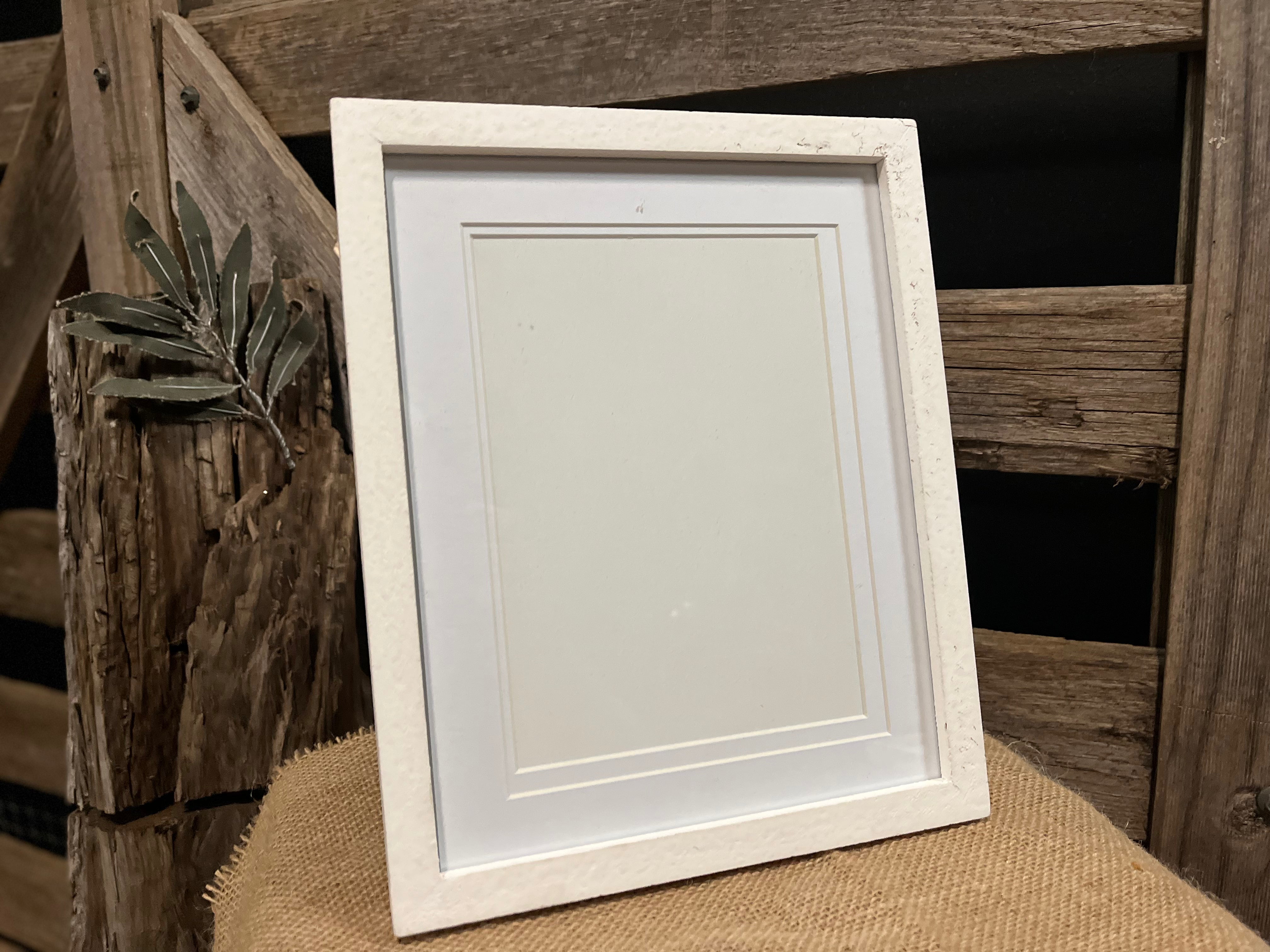 MARINA Rustic White Timber Photo FRAME