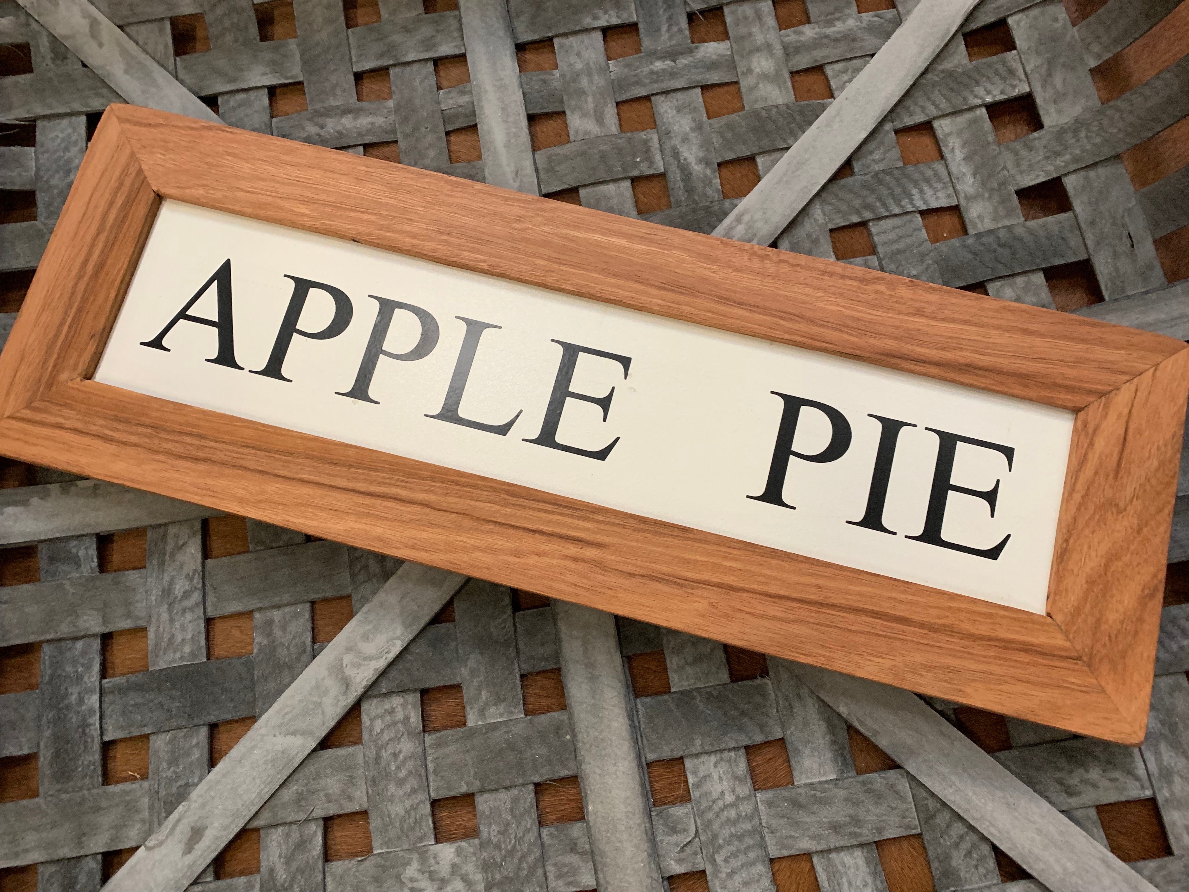 Handmade APPLE PIE Sign