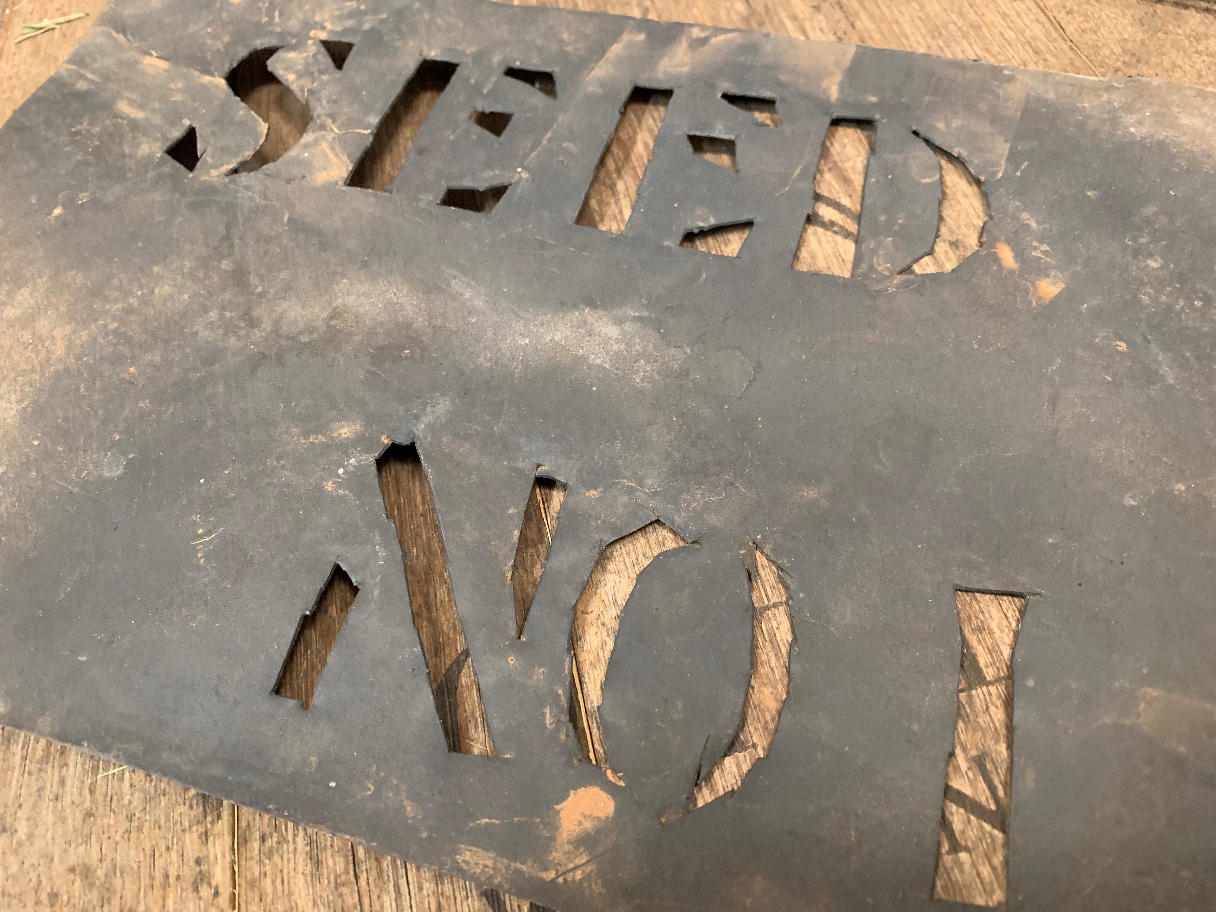 Vintage SEED Shed Stencil