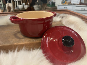 Chasseur Mini Cooking Pot Red
