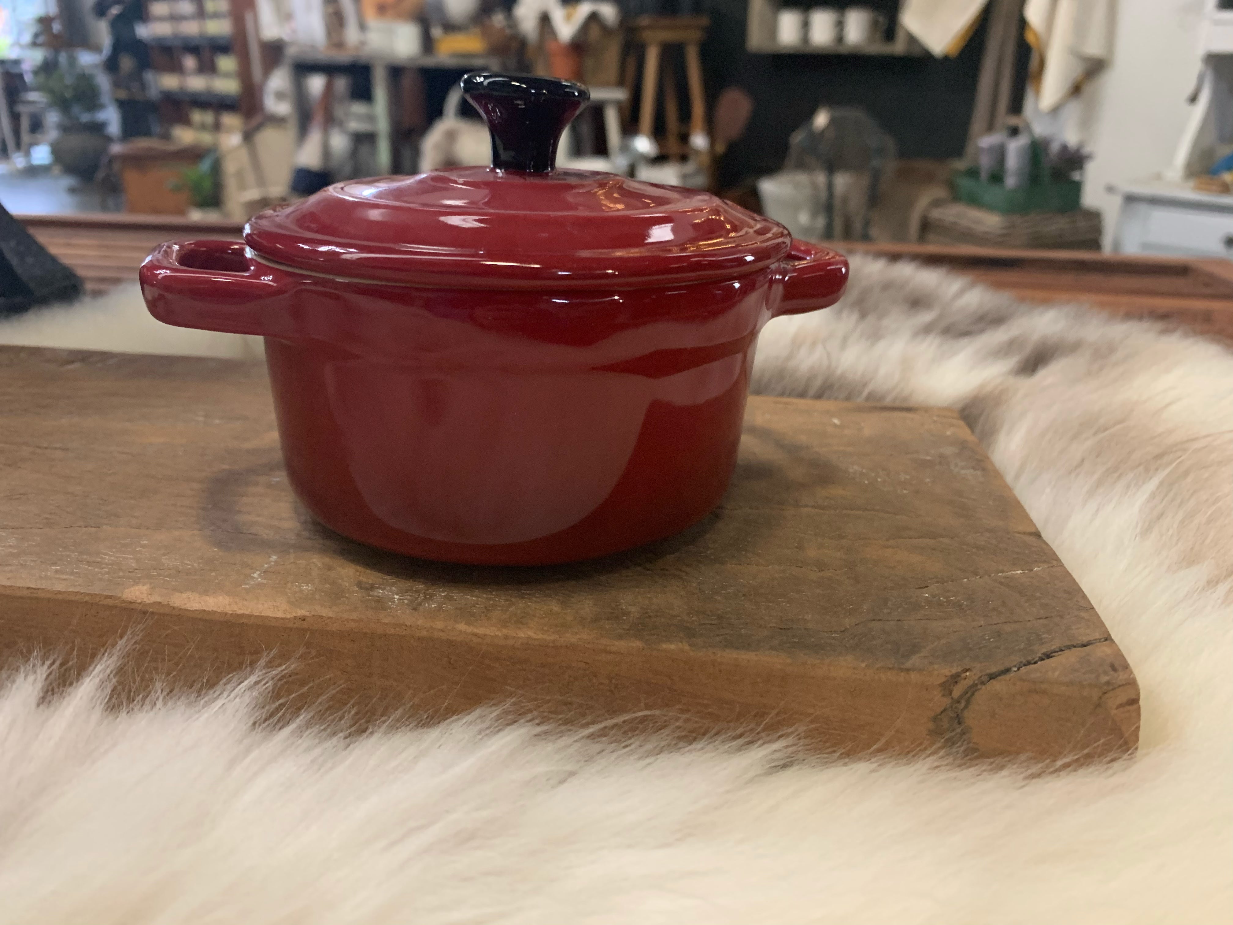 Chasseur Mini Cooking Pot Red